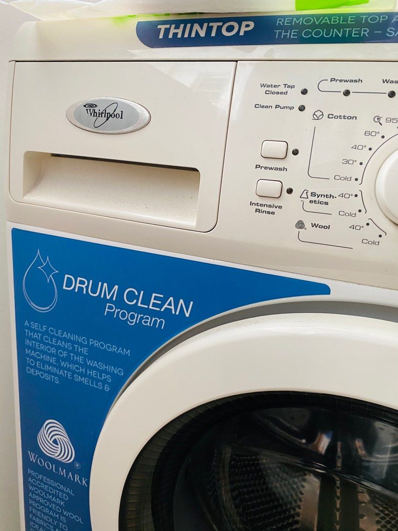 Whirlpool washing machine 7.5kg, TV & Home Appliances, Washing Machines