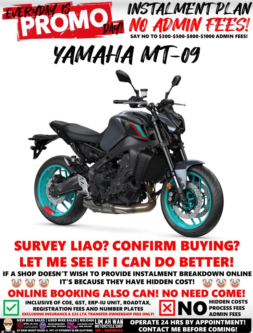 YAMAHA MT09 Motorcycles Motorcycles for Sale Class 2 on Carousell