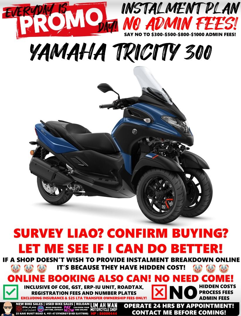 Yamaha tricity 300 shop used