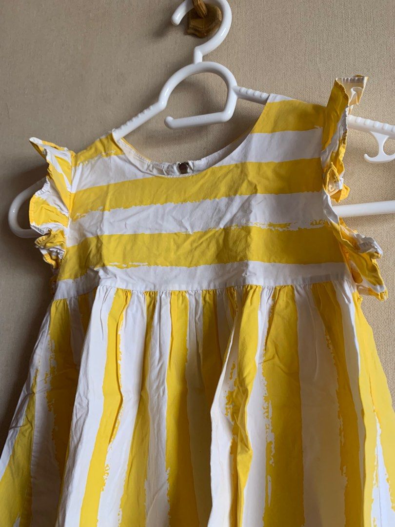 Yellow Sun Dress (Category: Babies & Kids Fashion) located in Quezon City. Submitted by threesuitcaseonly (Listing ID 1214182746, Image 2). Description: Like New No stains No rip Good Condition RFS: outgrown .