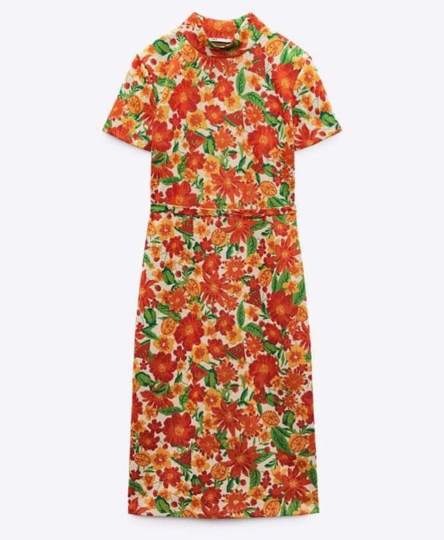 Zara floral dress, Women's Fashion, Dresses & Sets, Dresses on Carousell