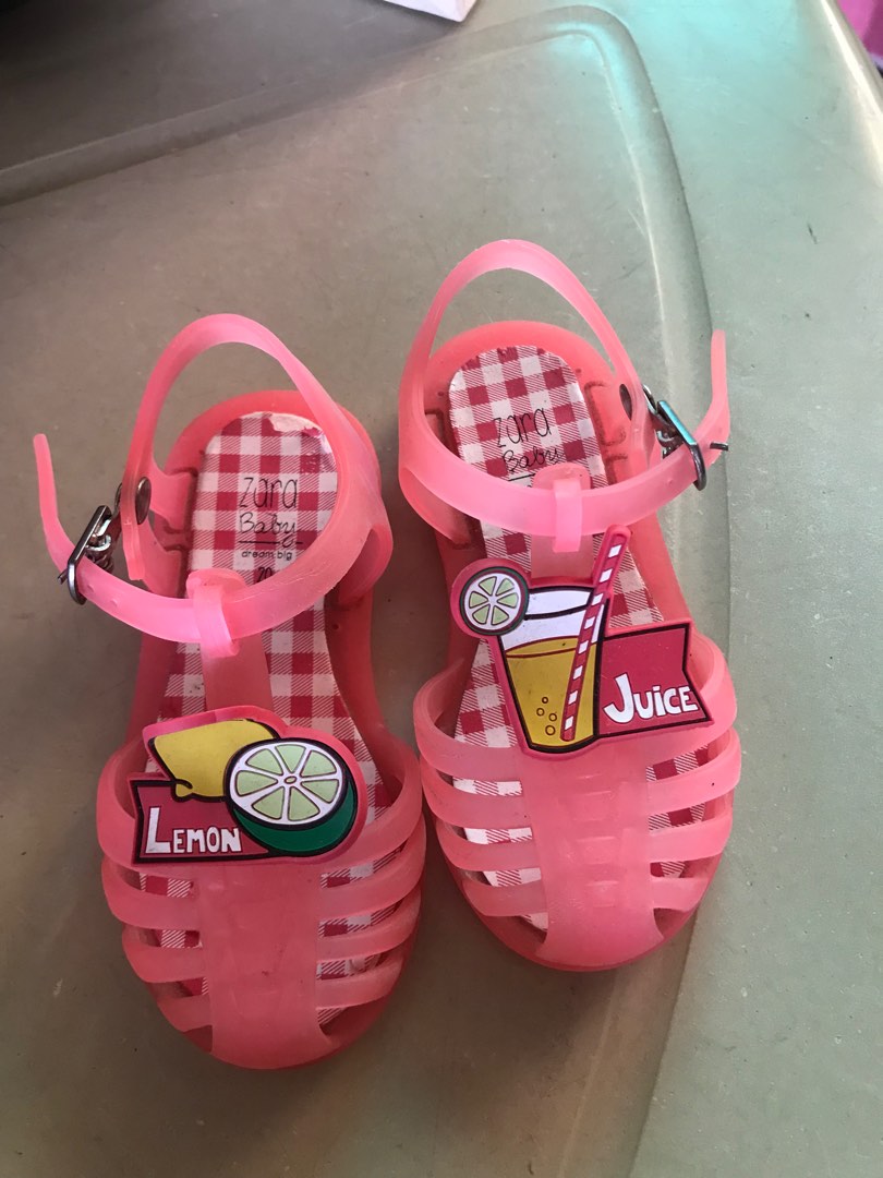 Zara Jelly Shoes Babies Kids Babies Kids Fashion on Carousell