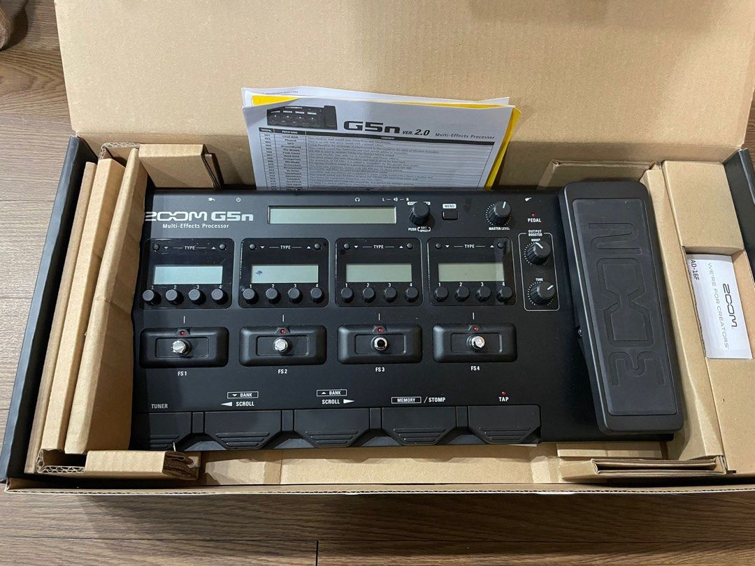 Sale !! Zoom G5n Multi-Effects Processor, 興趣及遊戲, 音樂、樂器