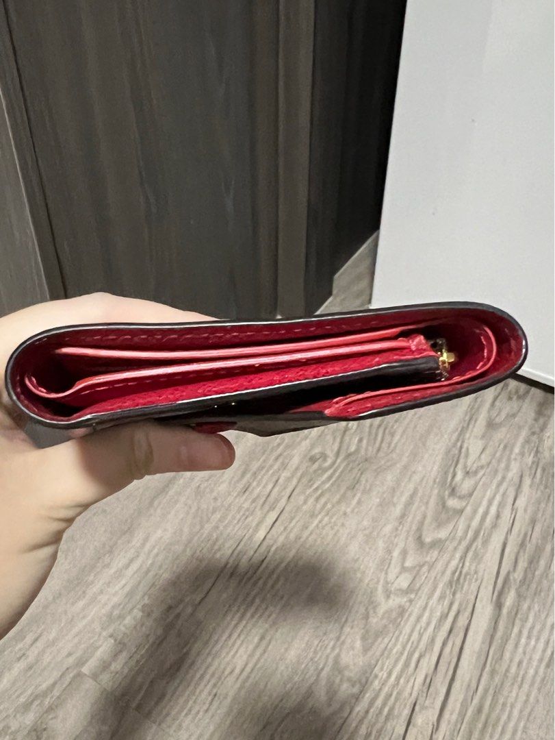 Leather wallet Louis Vuitton x Supreme Red in Leather - 23994024