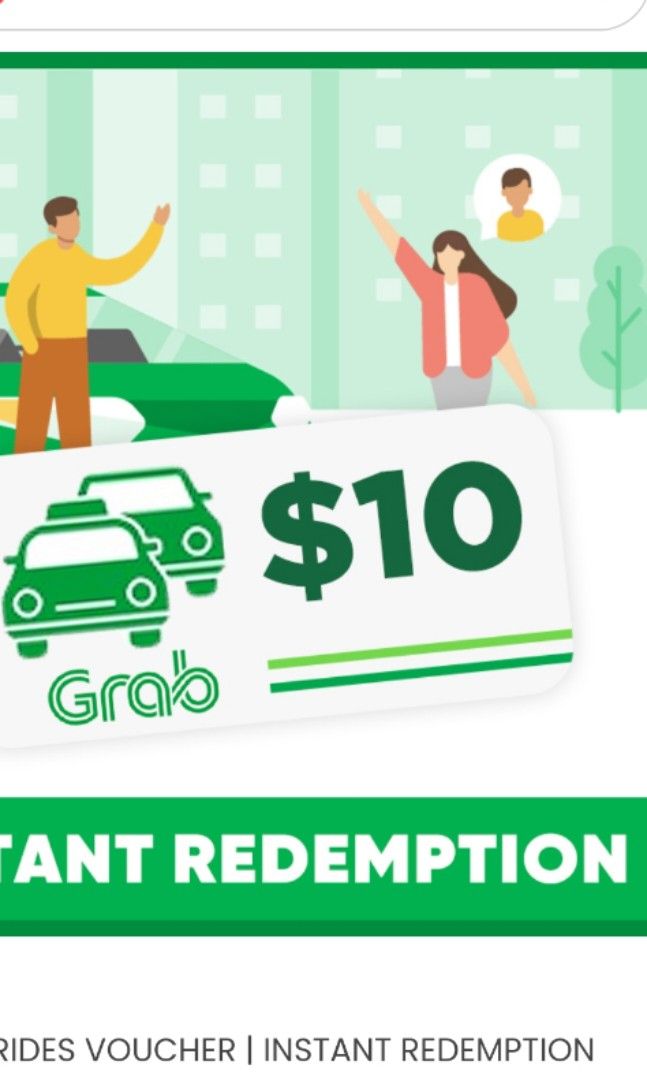12 off grab voucher grab car grab ride, Tickets & Vouchers, Vouchers