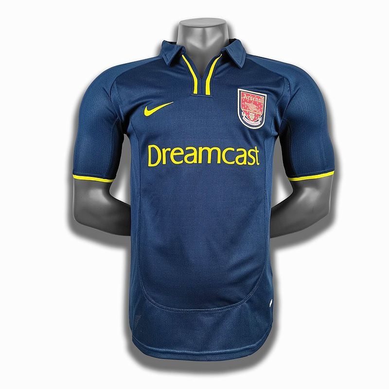 2001-2002 Arsenal London FC Old Gold Soccer Jersey — BORIZ