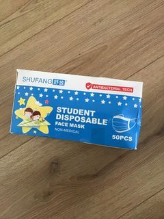 50pcs student disposable face mask