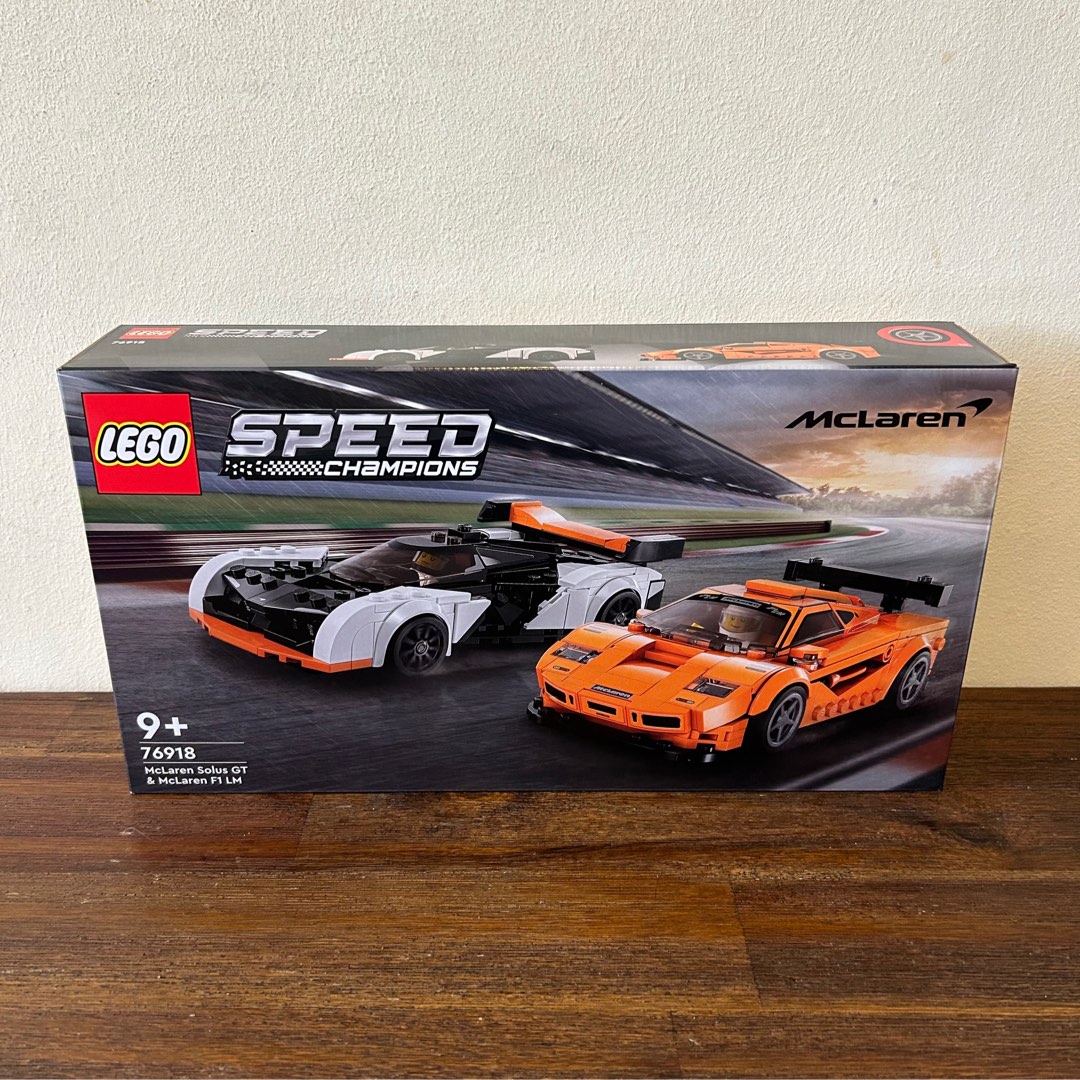 LEGO® Speed Champions McLaren Solus GT and McLaren F1 LM 76918 Building Toy  Set (581 Pieces)