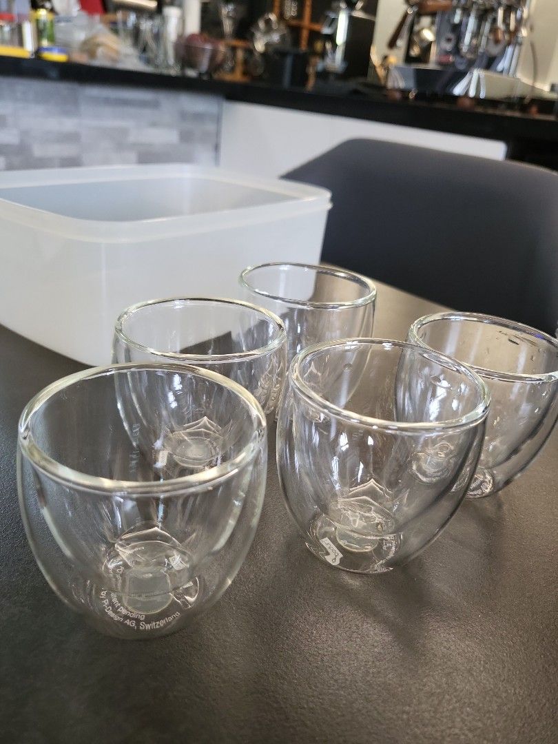 Bodum espresso double wall cups Furniture Home Living