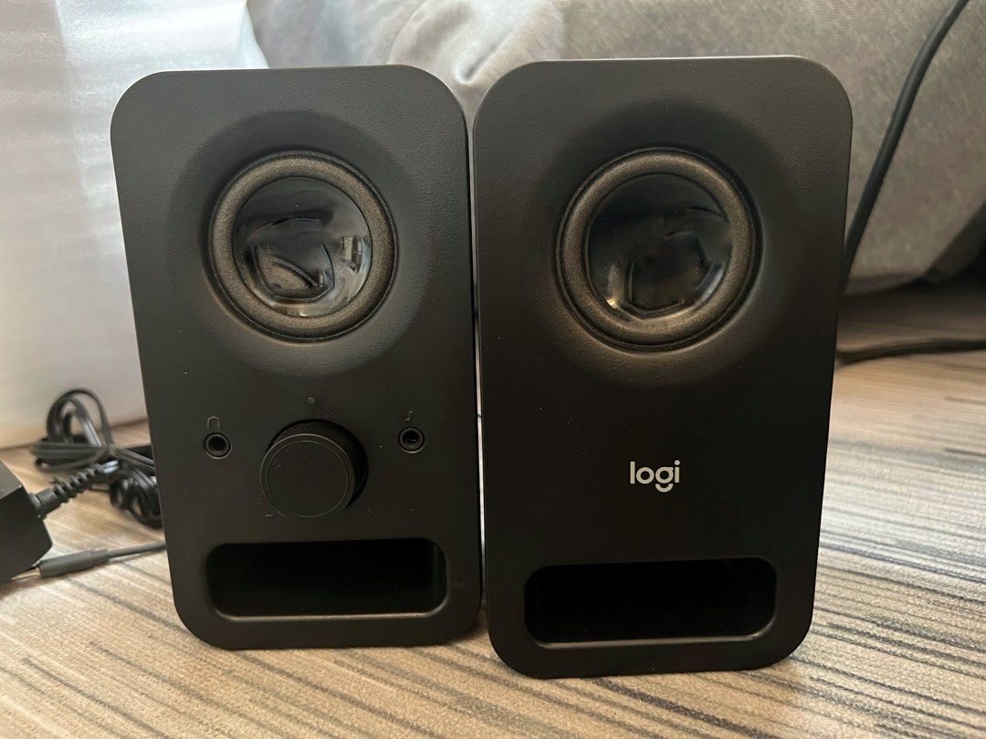 Logitech Z200 立體聲多媒體喇叭（黑色）, 音響器材, Soundbar、揚聲器、藍牙喇叭、耳擴- Carousell