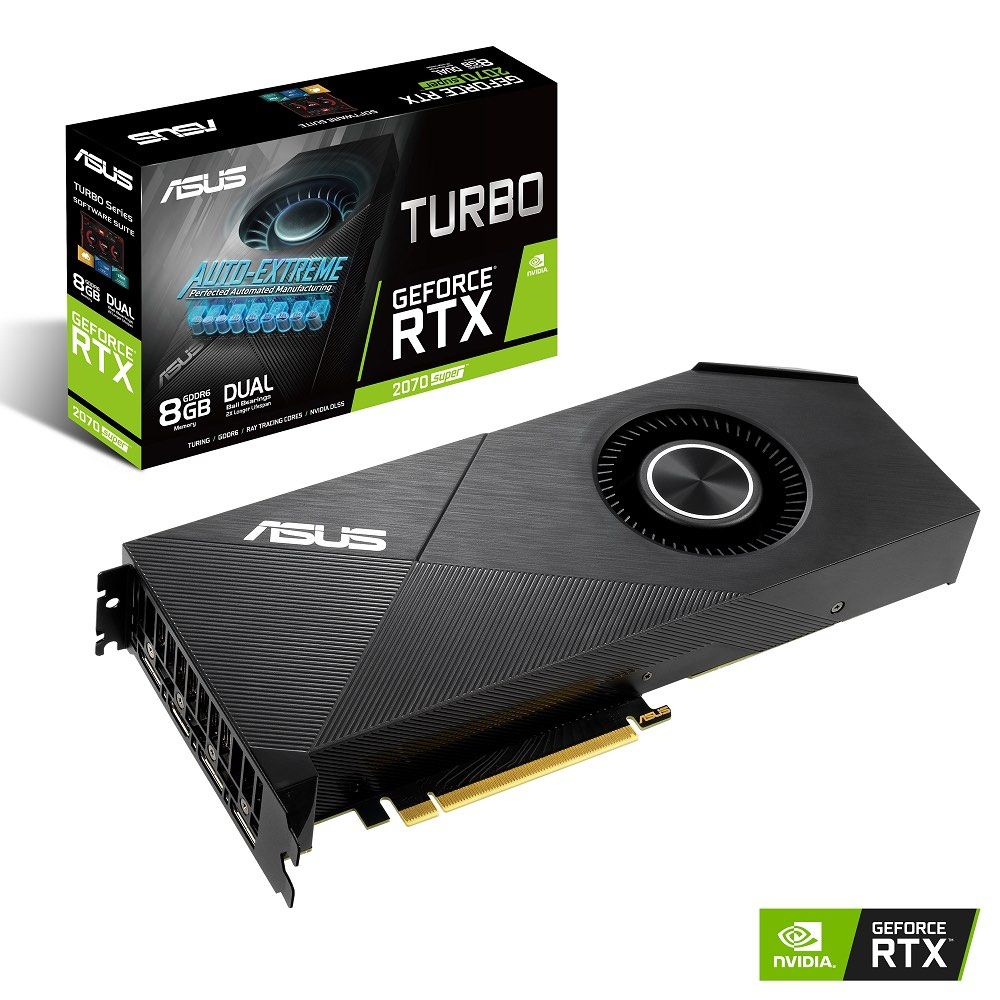 誠徵ASUS Turbo GeForce RTX 2070 SUPER 8G EVO 顯示卡, 電腦及科技