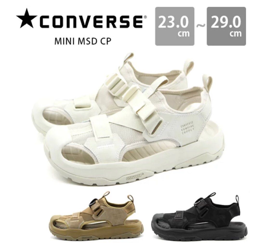 日本CONVERSE CAMPING SUPPLY MSD CP SS23 涼鞋, 男裝, 鞋, 便服鞋