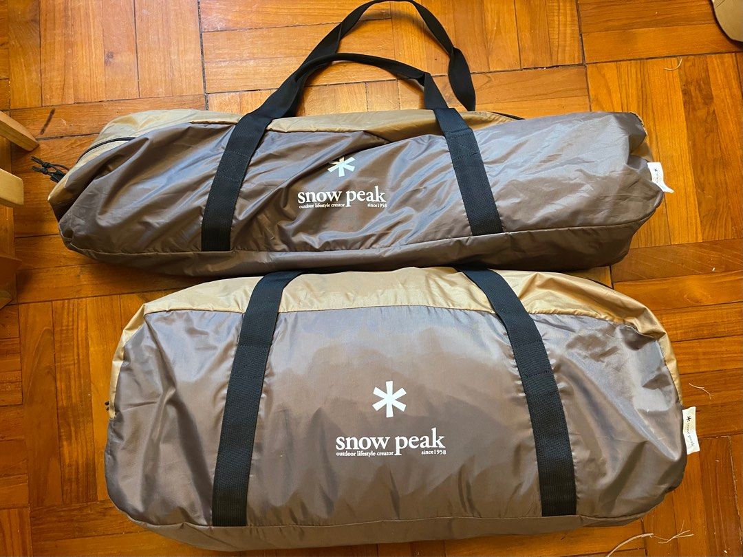 Snow Peak 天幕+帳篷套裝Entry Pack TT SET-250RH(二手), 運動產品, 行