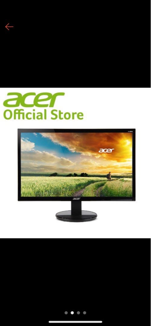 Acer 24 Inch Monitor with LED Technology and Acer Vision Care ...