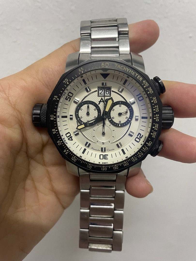 Alexandre Christie chronograph 6168MC swiss movement