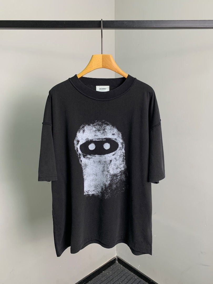 Askyurself Graffiti Printed T Shirt 2022 Men s Fashion Tops