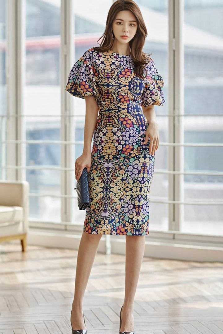 Floral office wear top