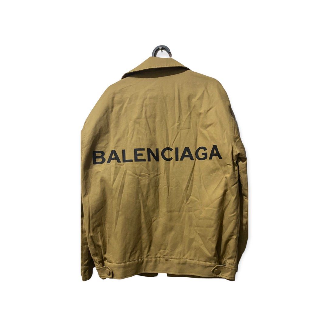 Balenciaga windbreaker womens hotsell brown