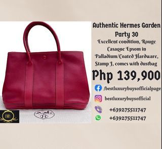 Hermes Garden Party 30 Color: Noir – Authenticluxurybags4sale.ph