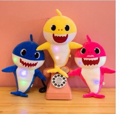 Baby shark top plush singing english