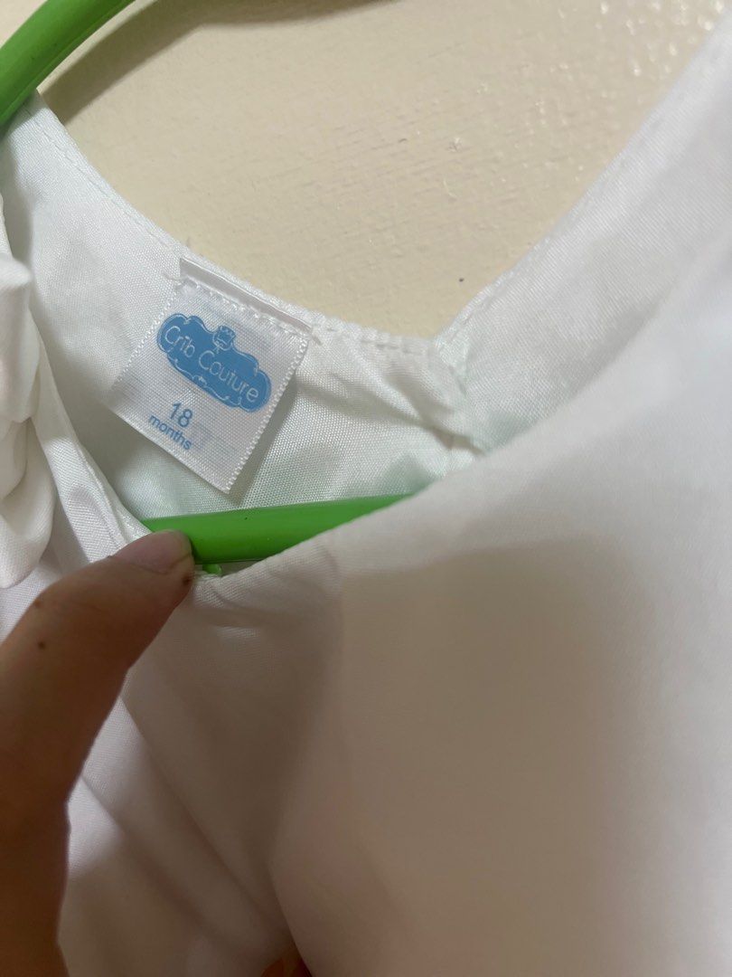 Baptismal gown for baby (Category: Babies & Kids Fashion) located in Paranaque City. Submitted by batuthings (Listing ID 1218080206, Image 2). Description: Used once during the baptism of my baby. Almost 700 an bili sa mall .