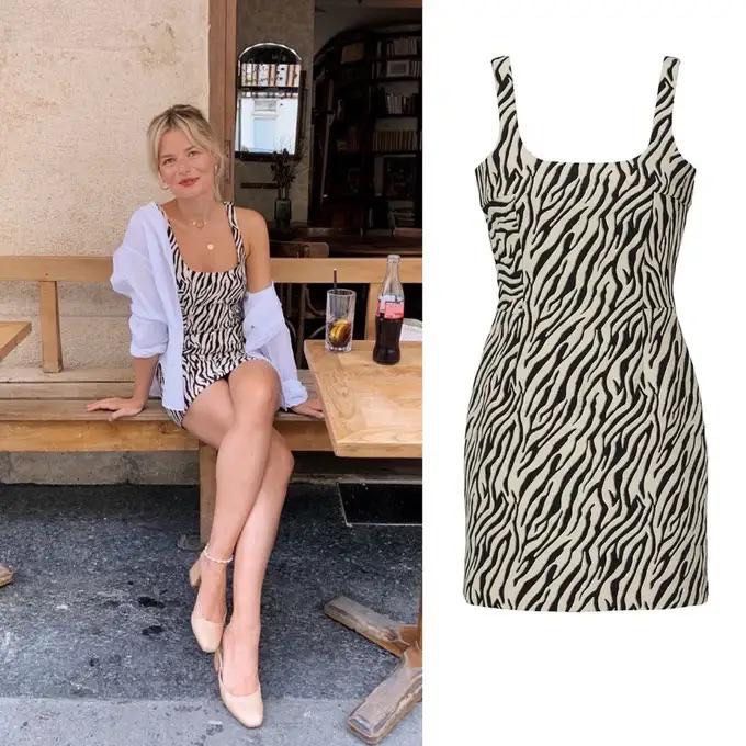 Bec and bridge zebra mini dress cheap