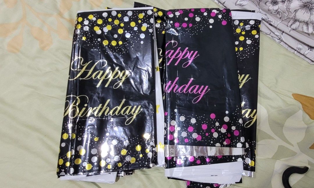 Birthday tablecover table party decoration, Everything Else, Others on
