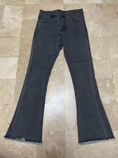 Black Stretchy Flare Pants Flare Jeans (XS-S)