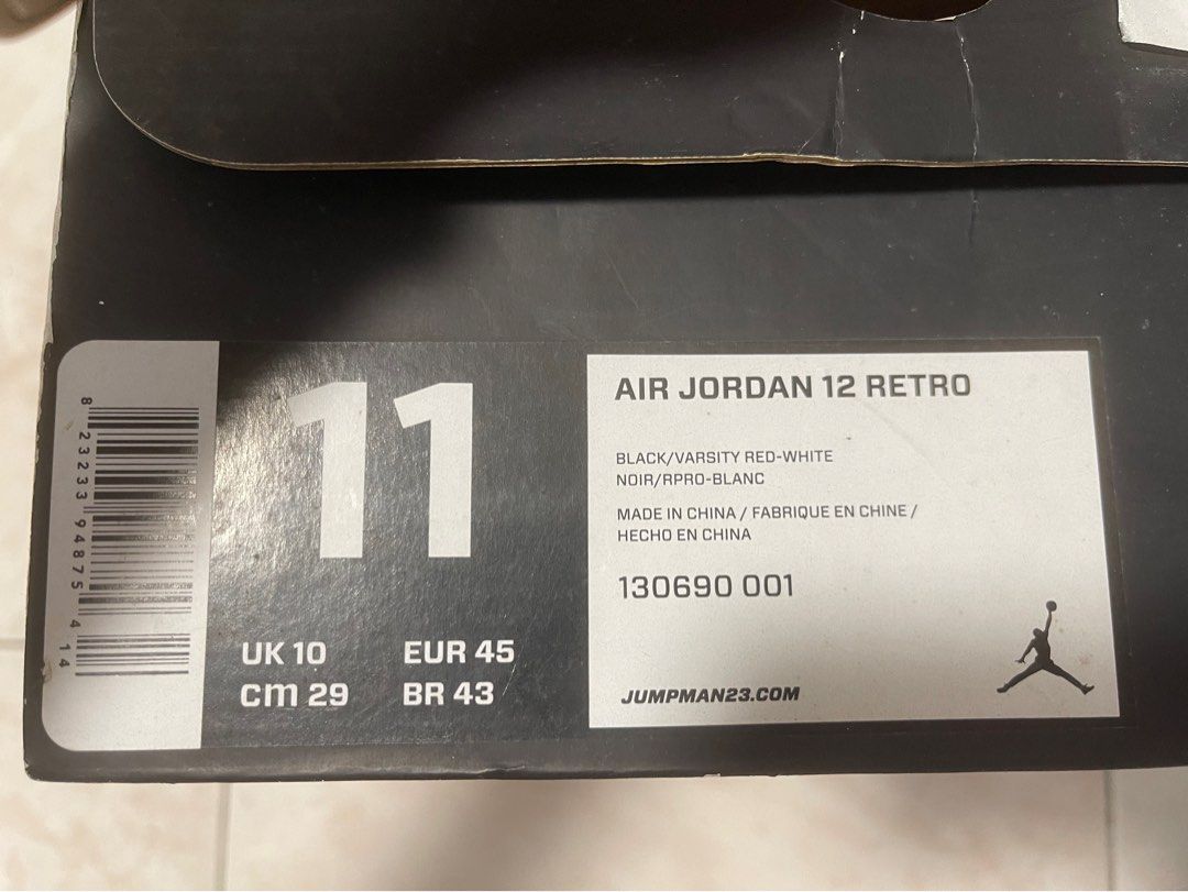 jordans 12 size 4