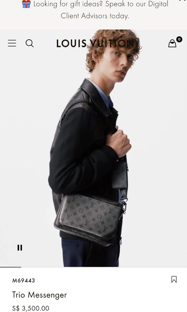 Louis Vuitton Virgil Abloh Trio Messenger Multi Crossbody Bag