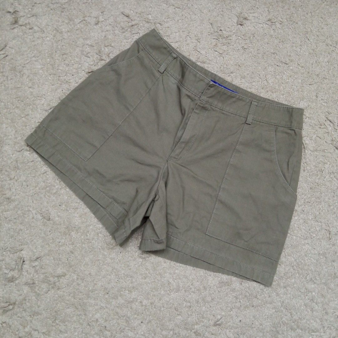Burberry shorts womens green cheap