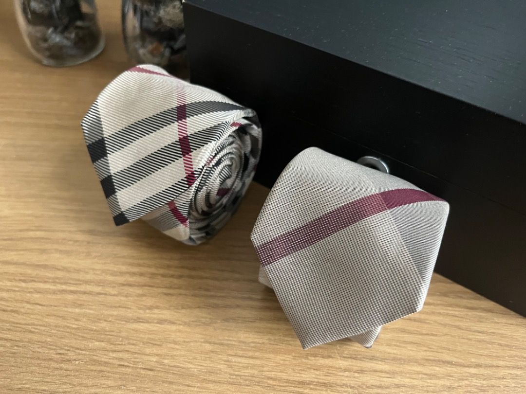Burberry tie slim shop