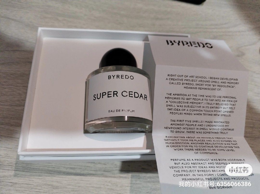 Byredo perfume - super cedar, Beauty & Personal Care, Fragrance ...