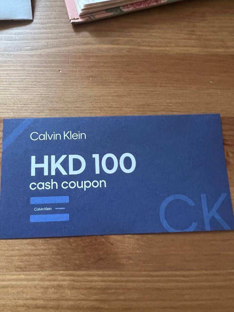Calvin Klein Cash Coupon, 門票＆禮券, 兌換券- Carousell
