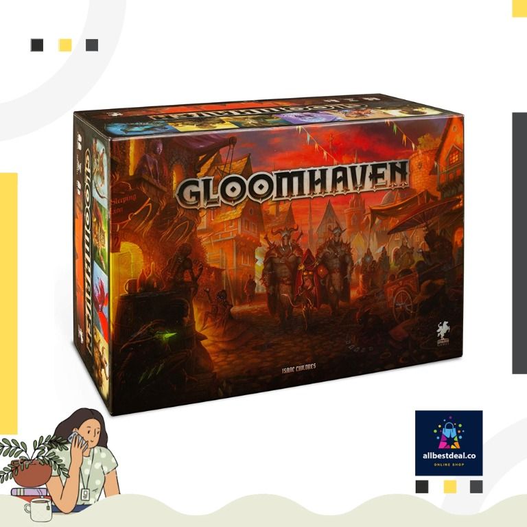 Cephalofair Games Gloomhaven MultiAwardWinning Strategy Boxed Board