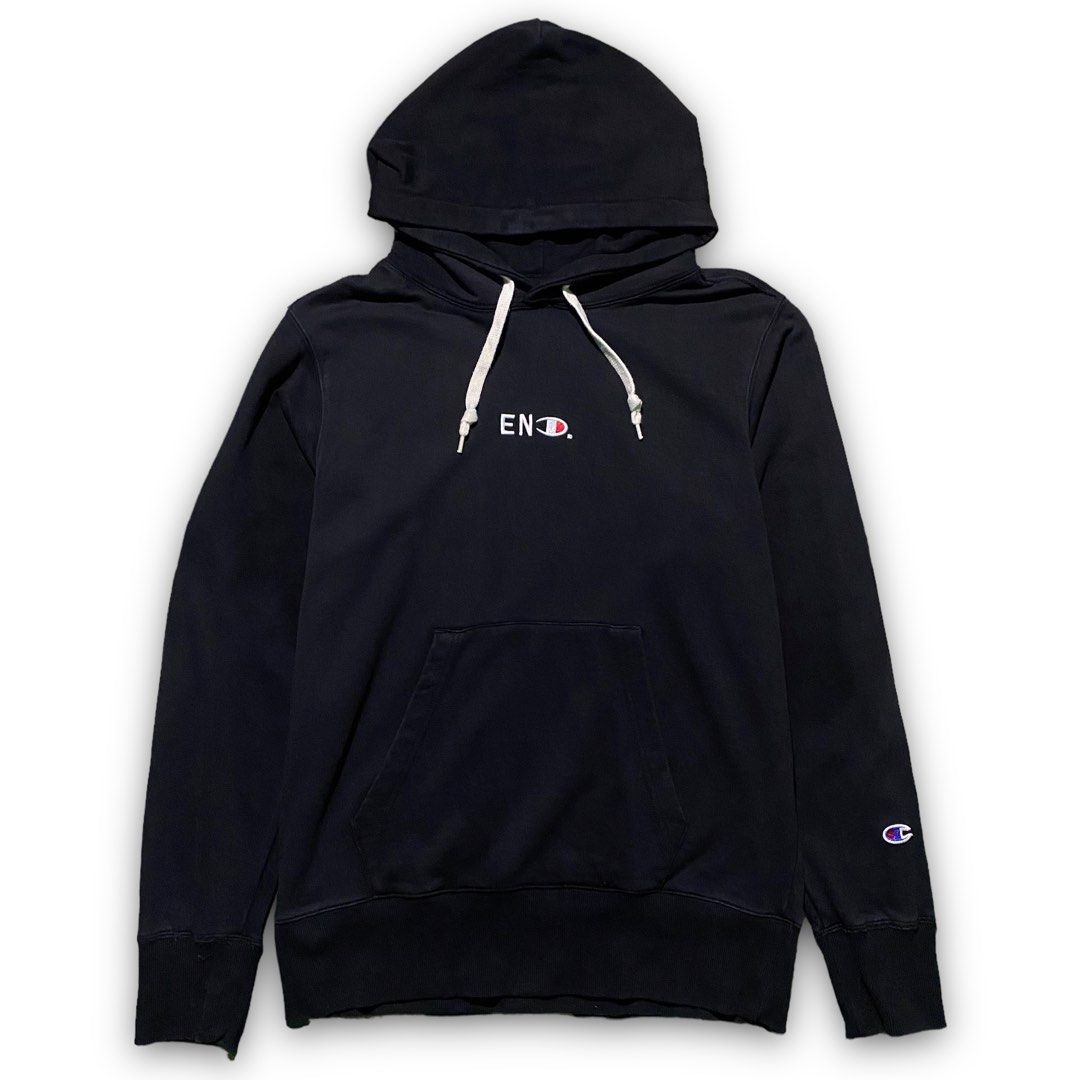 Champion x END. Clohting Hoodie Fesyen Pria Pakaian Baju Luaran di Carousell