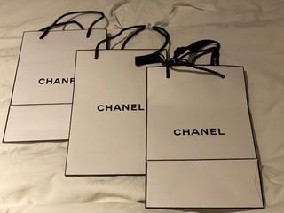 Chanel paper bags