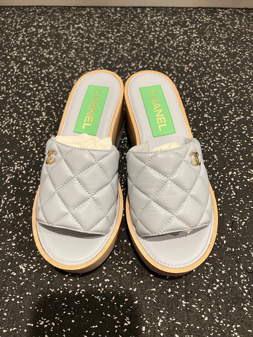 slip on chanel shoes
