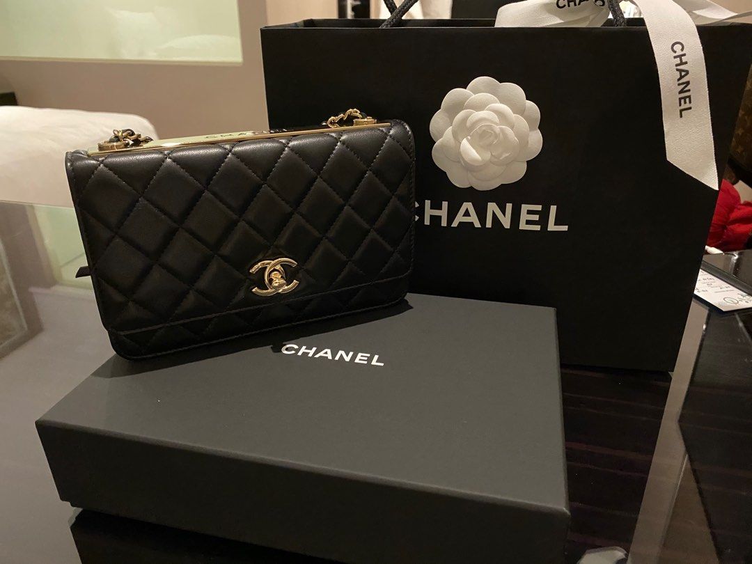 Chanel Chevron Trendy CC WOC  Bragmybag  Chanel chevron Chanel Fashion  bags