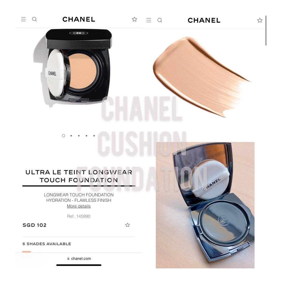 Chanel Ultra le teint longwear touch cushion foundation