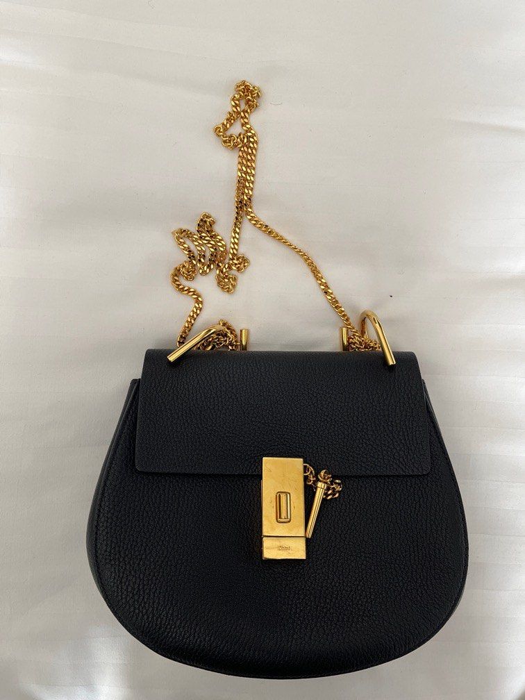 Chloe Drew Bag in medium black