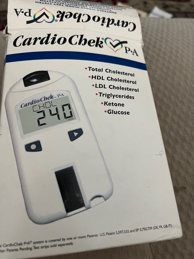 Cholesterol Check machine ( Checks LDL, HDL & TRIGLYCERIDES), Health