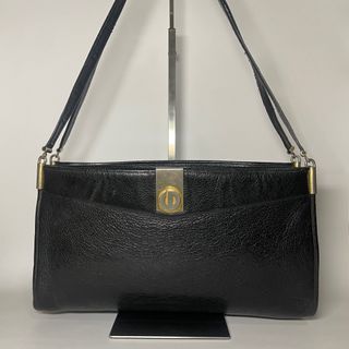 Christian Dior All Black Vintage Leather Bag