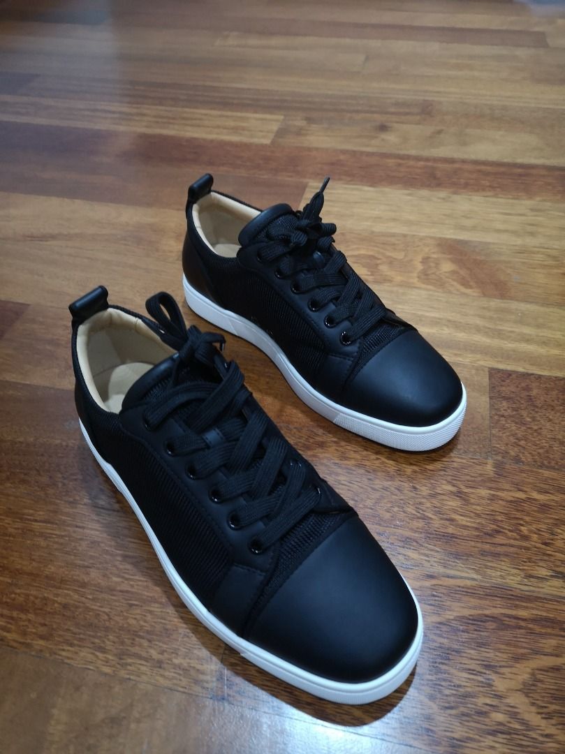 Christian louboutin new arrivals mens black sneakers