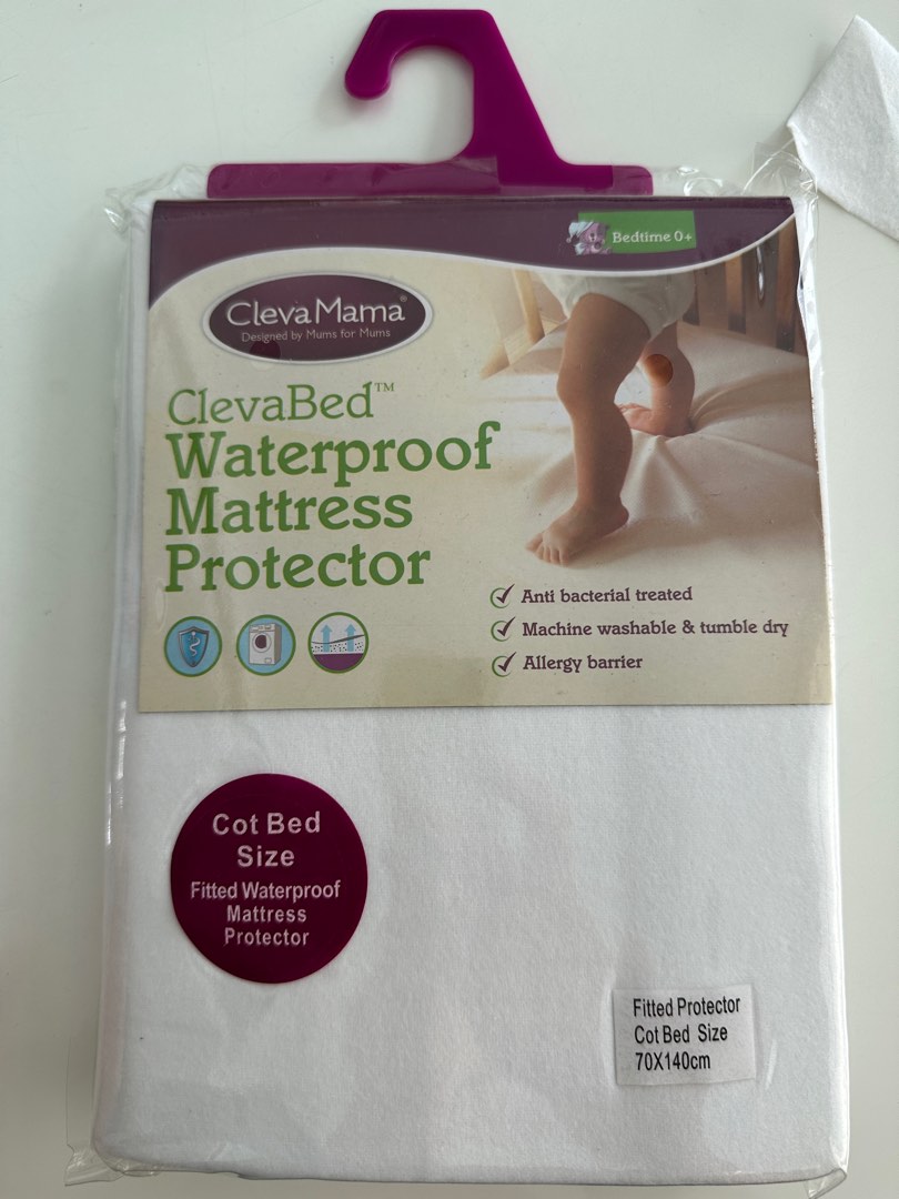 Clevamama cot bed mattress protector shop