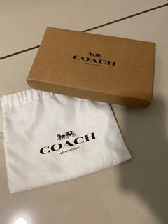 Coach Dust Bag and Gift Box