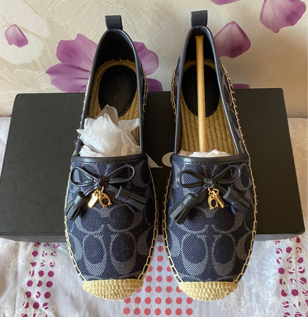 cleo espadrille flat coach