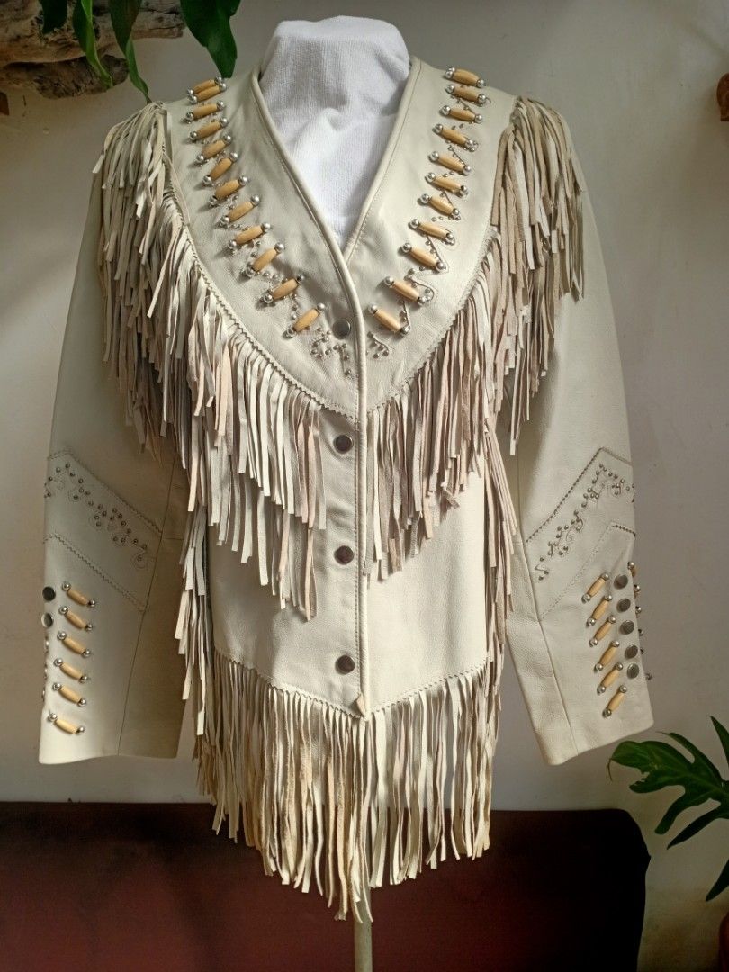 Cowboy Western Jacket for sale (Category: Coats, Jackets and Outerwear) located in La Trinidad. Submitted by padasem_kadi (Listing ID 1218009458, Image 1). Description: COWBOY/WESTERN JACKET FOR SALE Brand: USA BIKERS DREAM APPAREL Material: leather with beads metal accents Condition: Excellent almost new Source: US bought...not ukay Open for shipping COD COP on interested buyers.