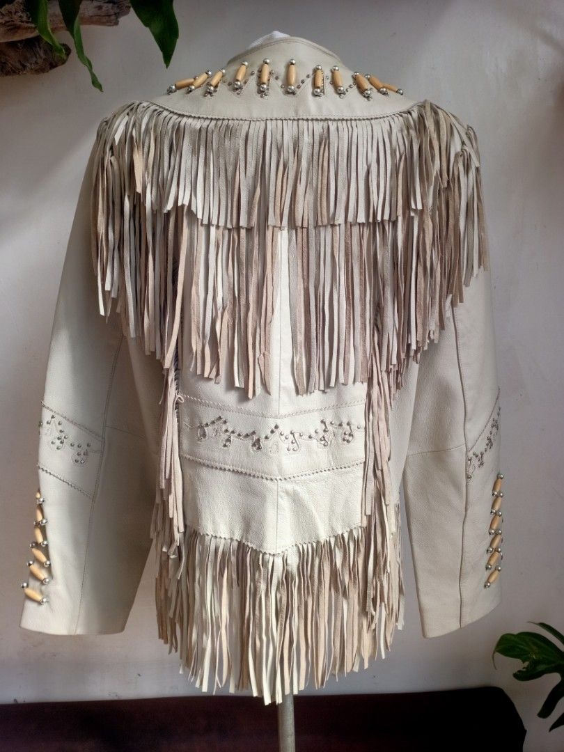 Cowboy Western Jacket for sale (Category: Coats, Jackets and Outerwear) located in La Trinidad. Submitted by padasem_kadi (Listing ID 1218009458, Image 3). Description: COWBOY/WESTERN JACKET FOR SALE Brand: USA BIKERS DREAM APPAREL Material: leather with beads metal accents Condition: Excellent almost new Source: US bought...not ukay Open for shipping COD COP on interested buyers.