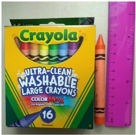 Crayola Ultra-Clean Washable Large Crayons - 16 Piece Set